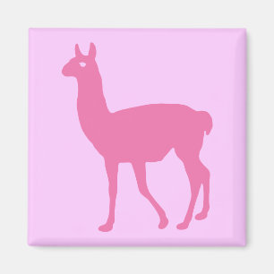 Imã Llama Magnet Rosa