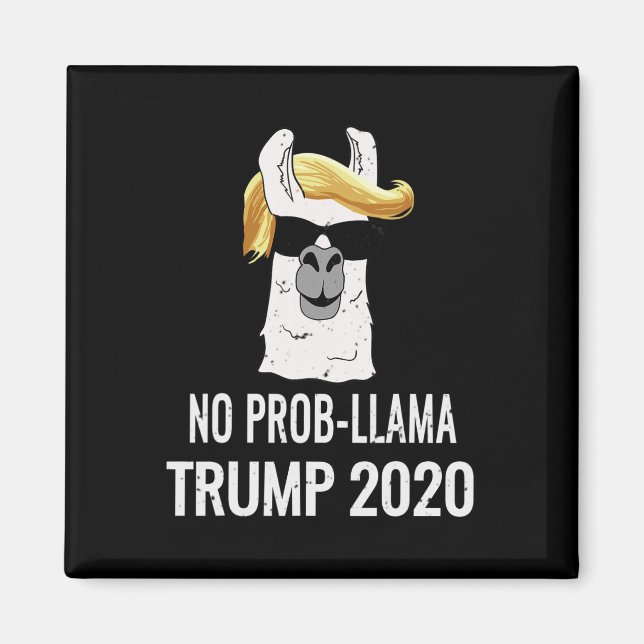 Imã Llama Sem Problema Trump Grande Presidente Present (Frente)