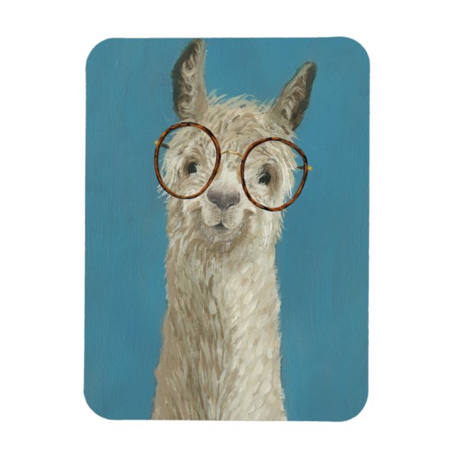 Ímã Llama Specs - Óculos redondos (Vertical)