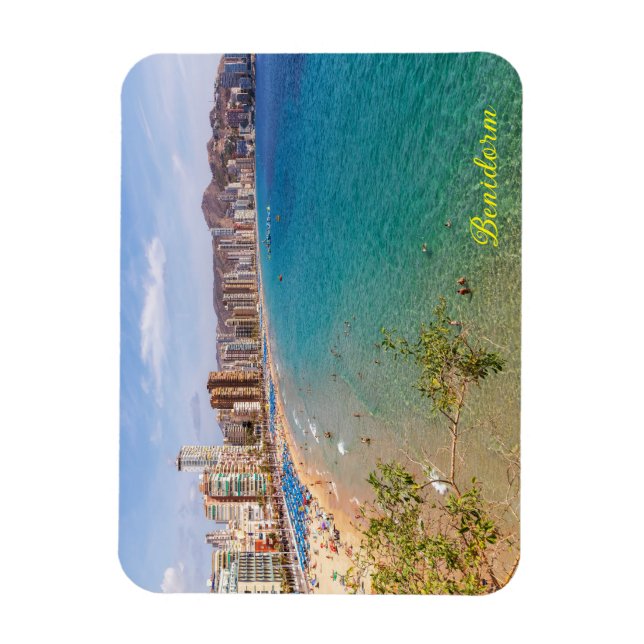 Ímã Llevant Beach, Benidorm, Costa Blanca, Espanha (Vertical)