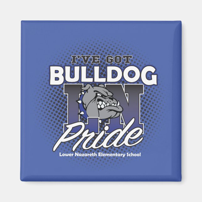 Imã LNES Bulldog Prigerator Magnet (Frente)