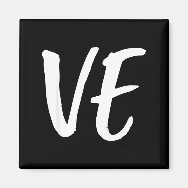 Imã Lo Ve Love Matching Couple Husband Wife Valentine' (Frente)