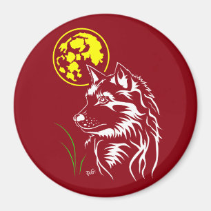 Imã lobo jovem íman sonhado