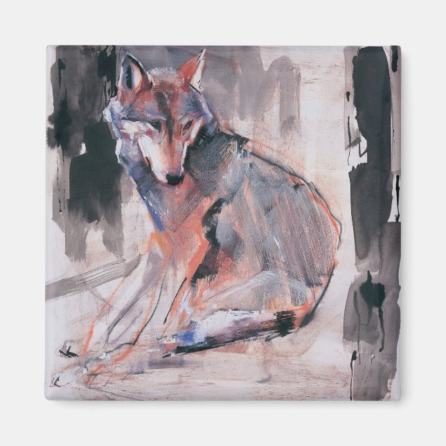 Imã Lobo Sentado 2000 (Frente)