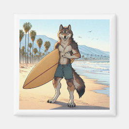 Imã Lobo Surfista