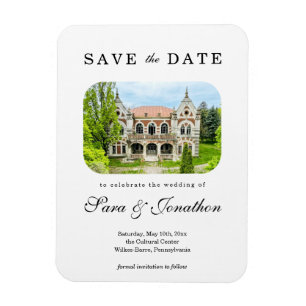 Ímã Local de Casamento Salvar a Data