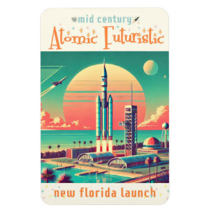 Ímã Local de Lançamento do Novo Futurismo Atômico da F