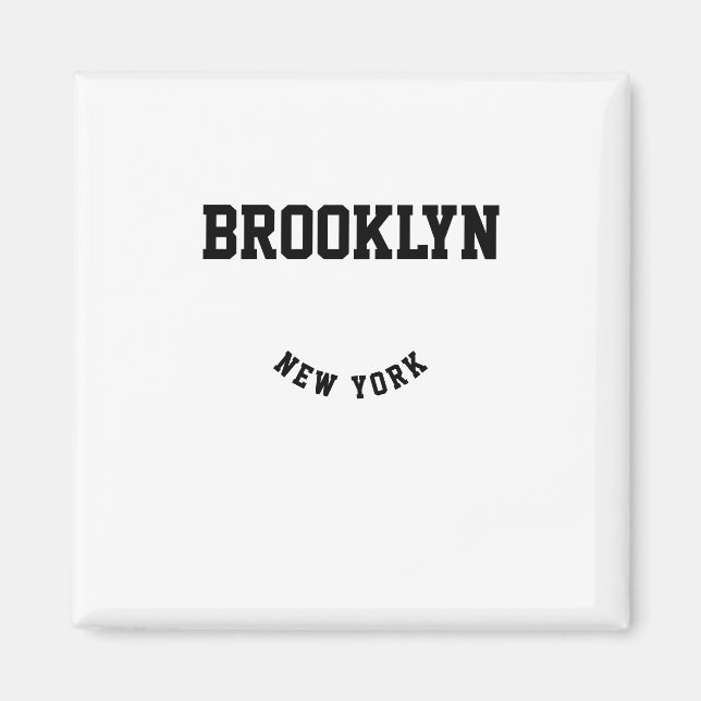 Imã Localização Personalizada de Cidade e Estado (Frente)