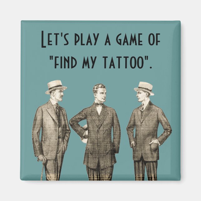 Imã Localizar minha tatuagem (Frente)