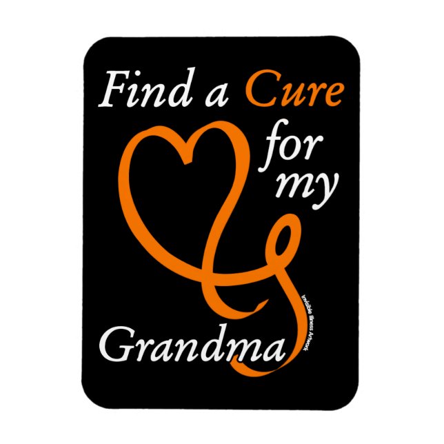 Ímã Localizar um Cure/Coração/Avó...RSD/CRPS (Vertical)