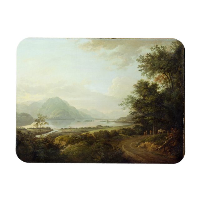Ímã Loch Awe, Argyllshire, c.1780-1800 (óleo na canvas (Horizontal)