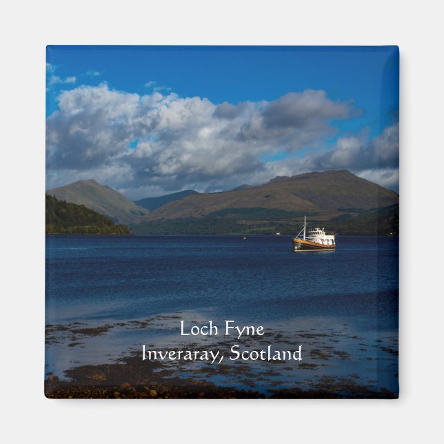 Imã Loch Fyne, Scotland Magnet (Frente)