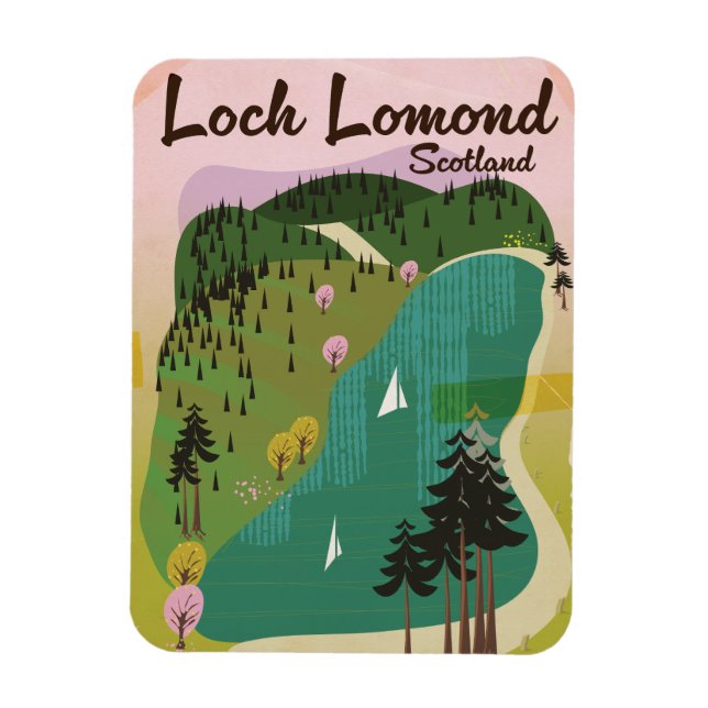 Ímã Loch Lamond Escócia (Vertical)