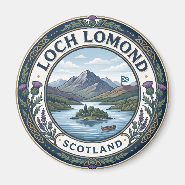Imã Loch Lomond Escócia (Frente)