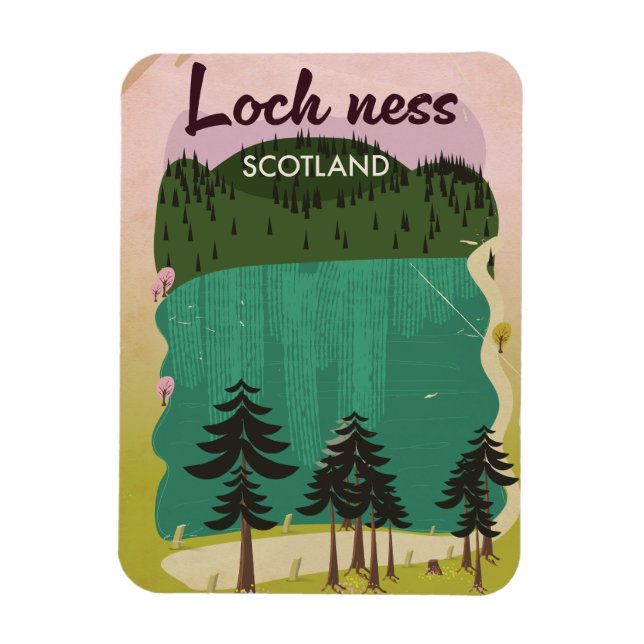 Ímã Loch Ness Escócia (Vertical)
