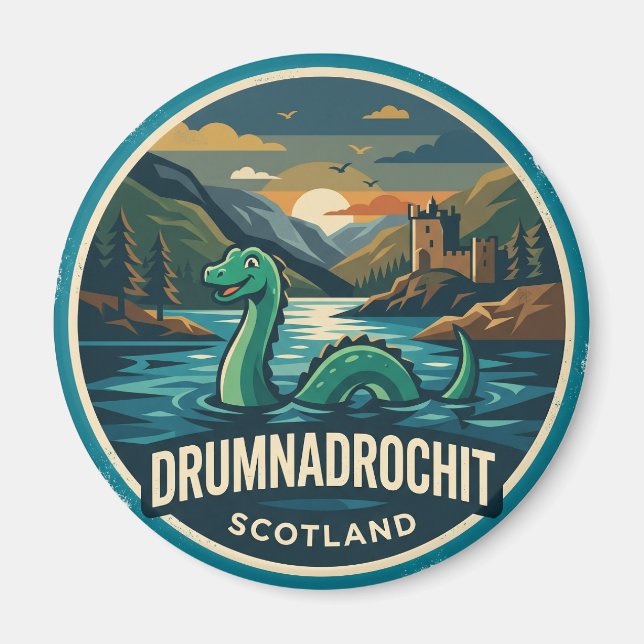 Imã Loch Ness Escócia (Frente)