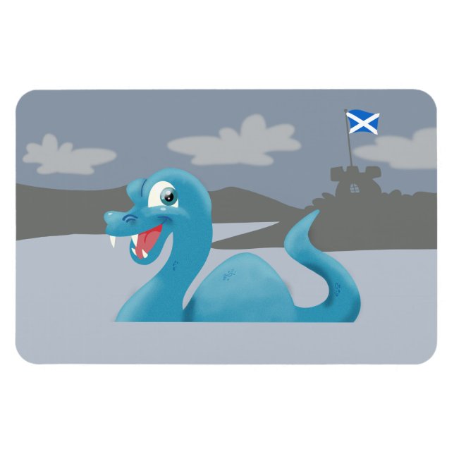 Ímã Loch Ness Monster (Horizontal)