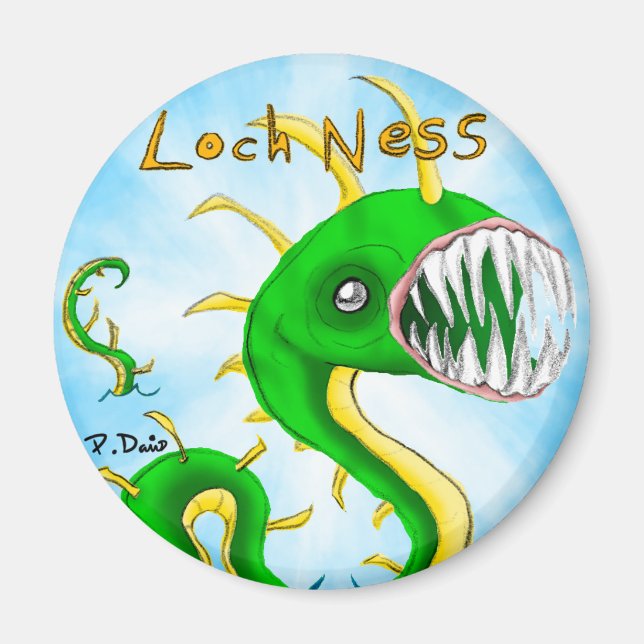 Imã Loch Ness Monster Magnet (Frente)