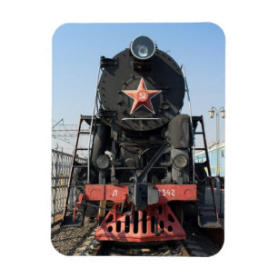 Ímã Locomotiva de vapor L-2342 do russo. Construído e