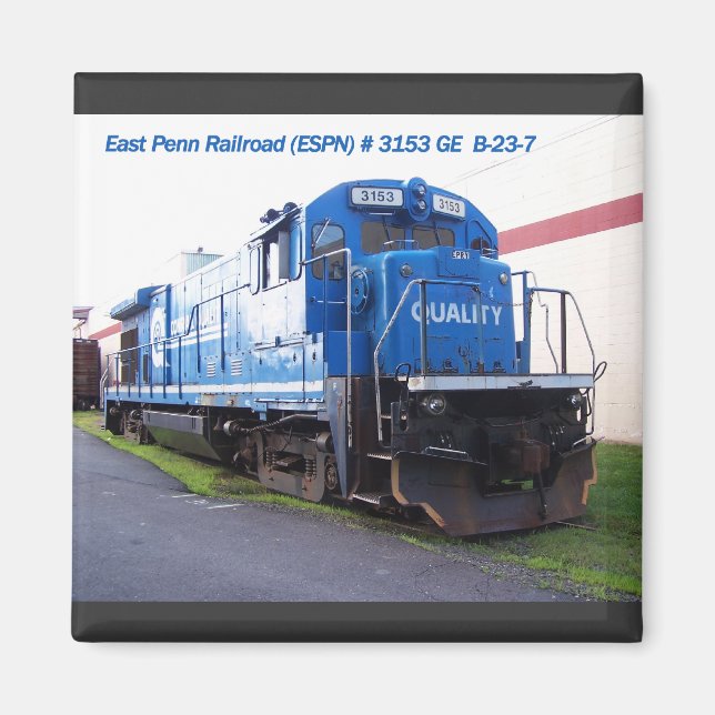 Imã Locomotiva East Penn Railroad #3153 (Frente)