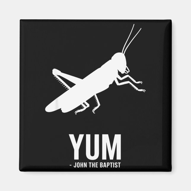 Imã Locust John The Baptist Funny Christian New Testam (Frente)