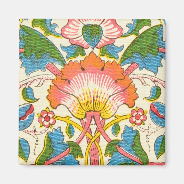 Imã Lodden Rosa (por William Morris) (Frente)