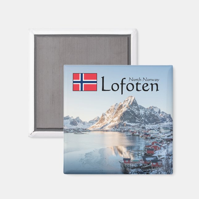 Imã Lofoten Norway Souvenir (Front/Back)