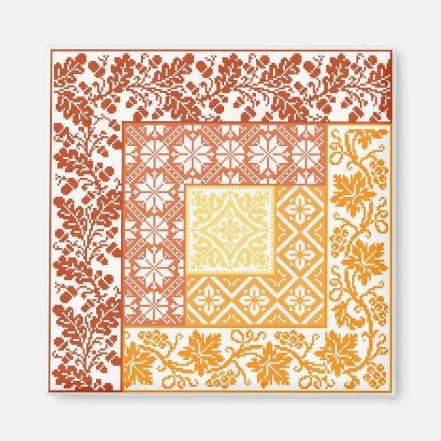 Imã Log Cabine Autumn (Frente)