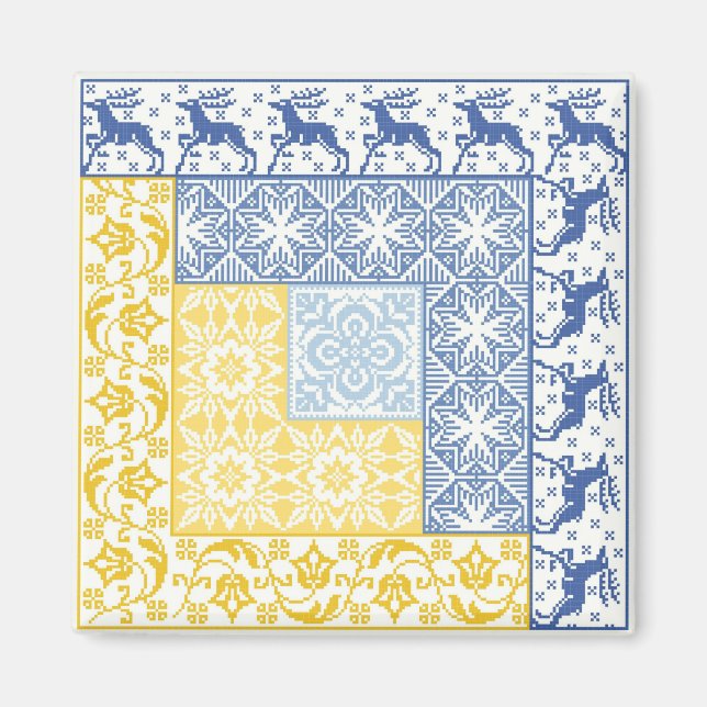 Imã Log Cabine Winter (Frente)