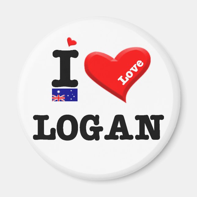 Imã LOGAN - Eu adoro (Frente)