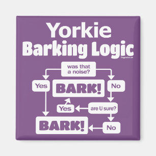 Imã Lógica do descascamento de Yorkie