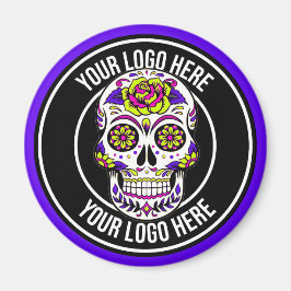 Imã Logo do Roller Derby Roxo Preto