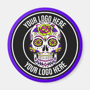 Imã Logo do Roller Derby Roxo Preto