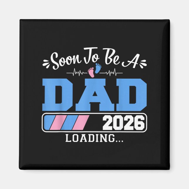 Imã Logo pai 2026 carregando anúncio de gravidez (Frente)