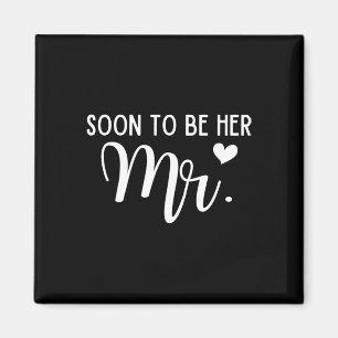 Imã Logo Serão o Senhor Noiva e Noivo Casais Combinand