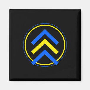 Imã Logotipo 3 Setas Síndrome de Down 