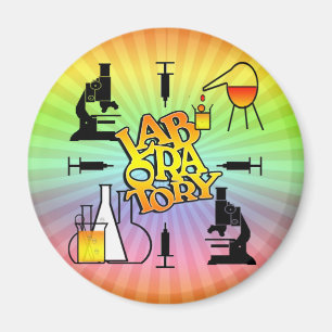 IMÃ LOGOTIPO 4 QUADRADO DO LABORATÓRIO
