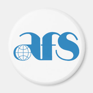 Imã Logotipo AFS 1976 Magnet Padrão, Círculo de 2¼ pol