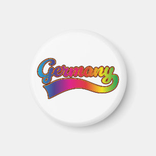 Imã logotipo alemão Rainbow