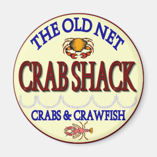 Imã Logotipo antigo do Crab Shack Net