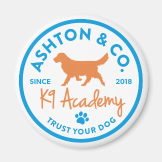 Imã Logotipo Ashton & Co. K9 Academy 2c