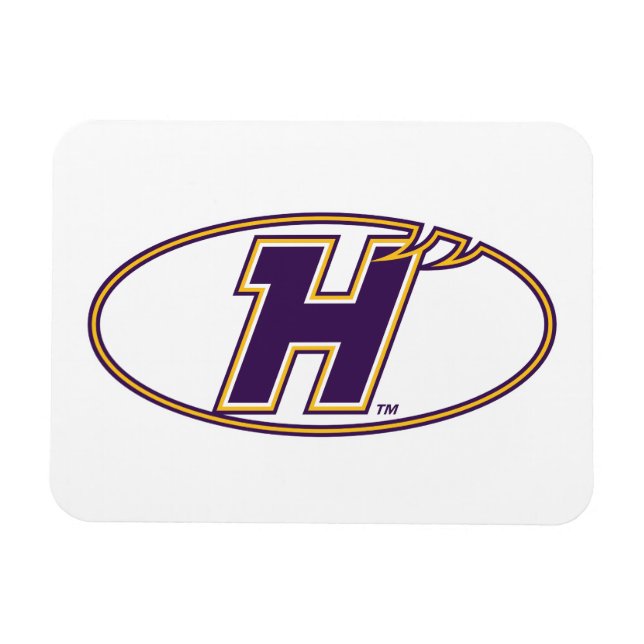 Ímã Logotipo Atlético Hunter College Hawks (Horizontal)