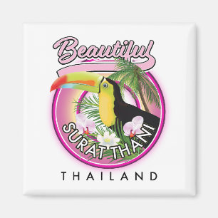 Imã Logótipo bonito do Surat Thani Thailândia