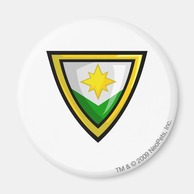 Imã Logotipo Brightvale da equipe (Frente)