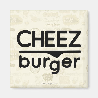Imã Logotipo Cheezburger (preto)