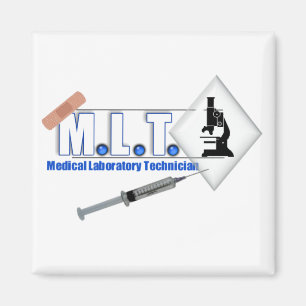 Imã LOGOTIPO com MICROSCÓPIO - TECNOLOGIA de MLT do