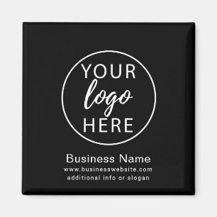 Imã Logotipo Comercial Personalizado Simples