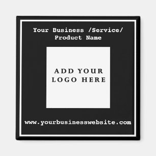 Imã Logotipo Corporativo Empresarial Minimalista Promo