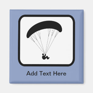 Imã Logotipo customizável do Paraglider