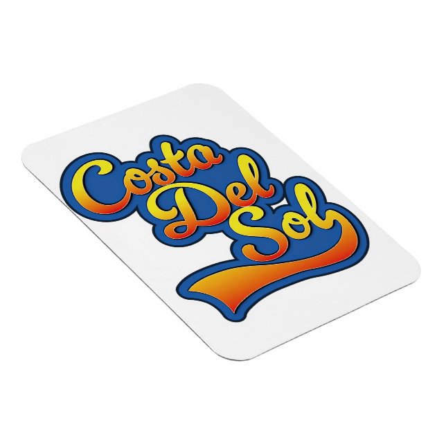 Ímã logotipo da Costa Del Sol (Lado Direito)